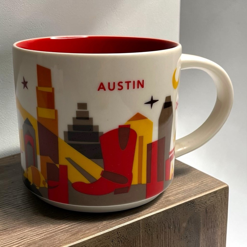 Starbucks Austin Texas TX State You are Here Series Coffee Tea Mug Cup 14oz